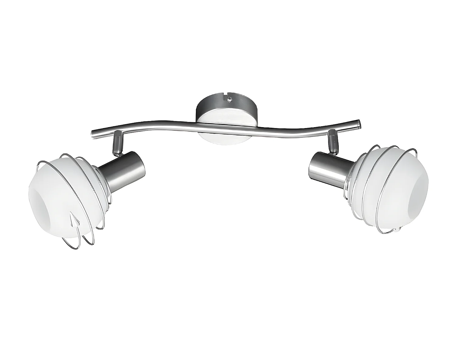 Candeeiro de Teto Daria, Prata, 49x8x19,4 cm, EPIKASA