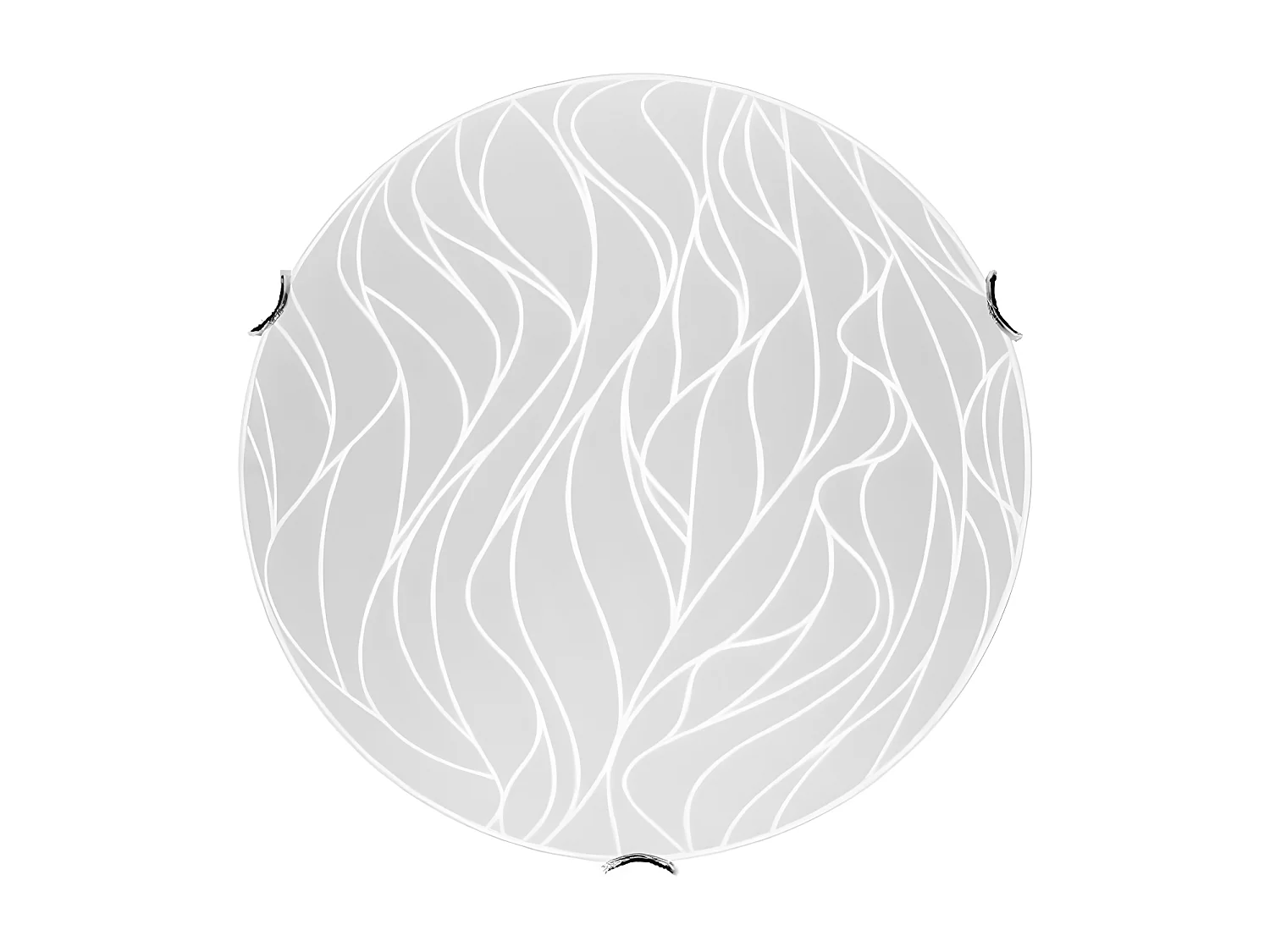 Lampada a Soffitto Wisconsin, Bianco, 50x50x11 cm, EPIKASA