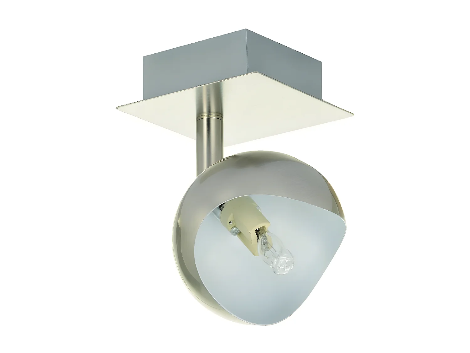 Spot d'Intérieur Kumi, Argent, 9,5x8,5x13,5 cm, EPIKASA