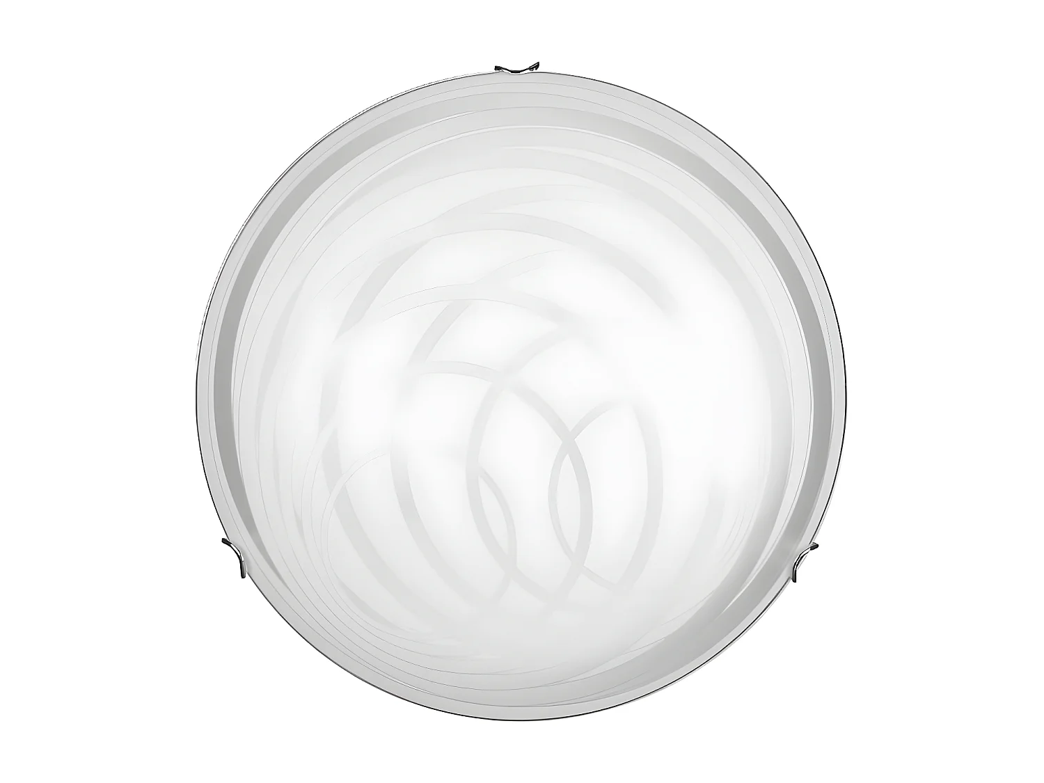 Plafonnier Sydney, Blanc, 40x40x11 cm, EPIKASA