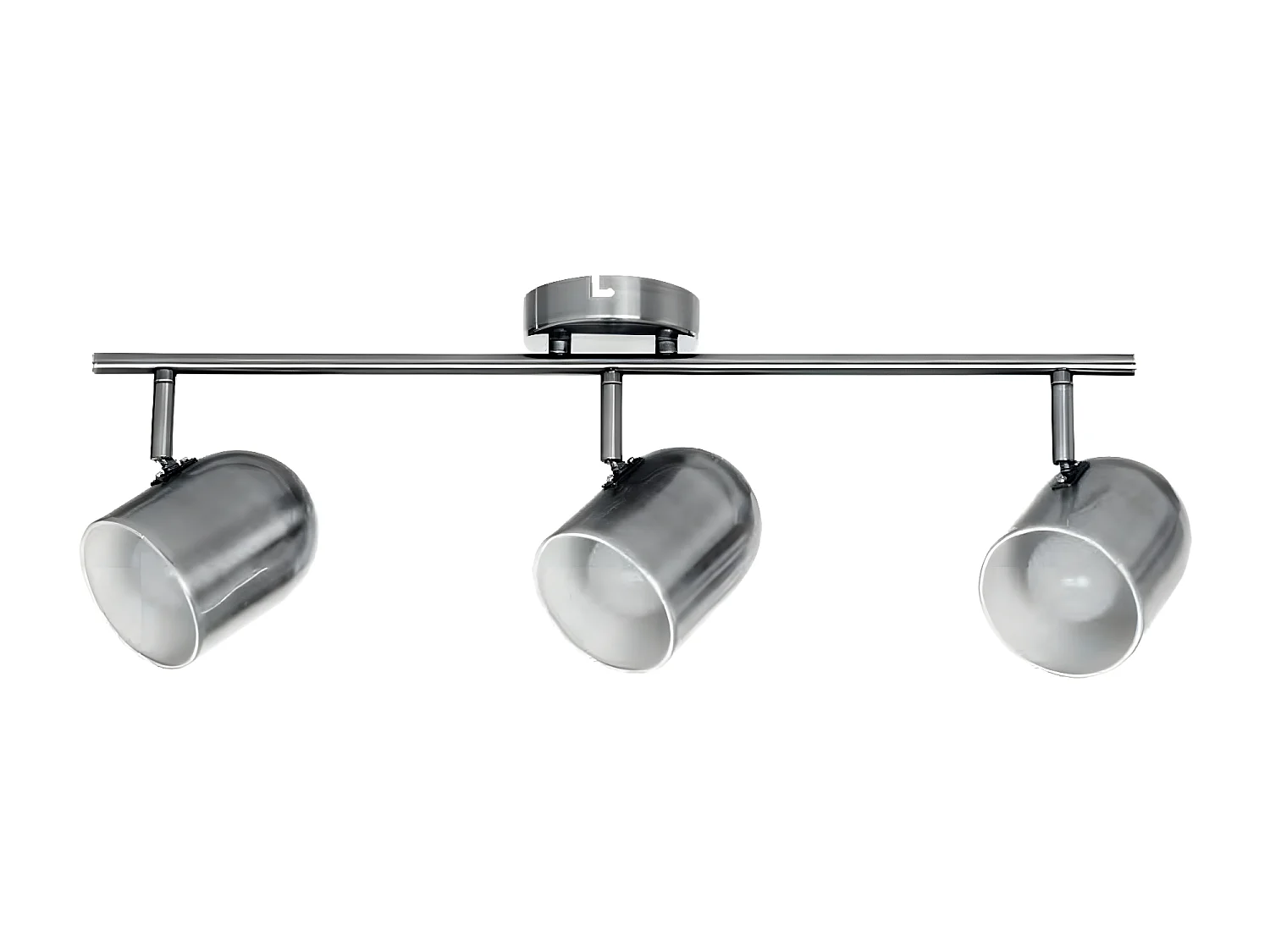 Plafonnier Olivia, Argent, 62,5x9,5x20 cm, EPIKASA