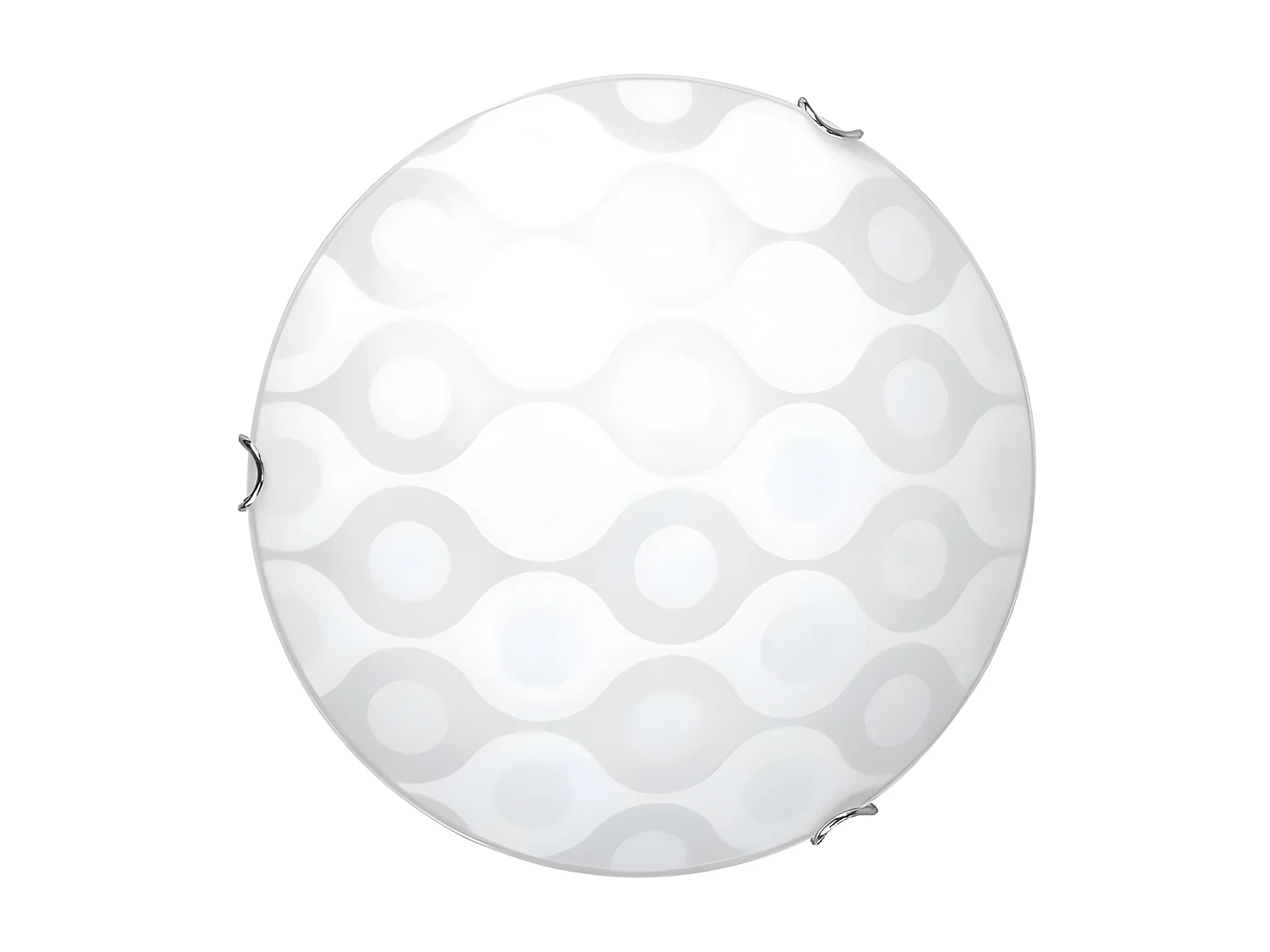 Plafonnier Atlanta, Blanc, 40x40x11 cm, EPIKASA