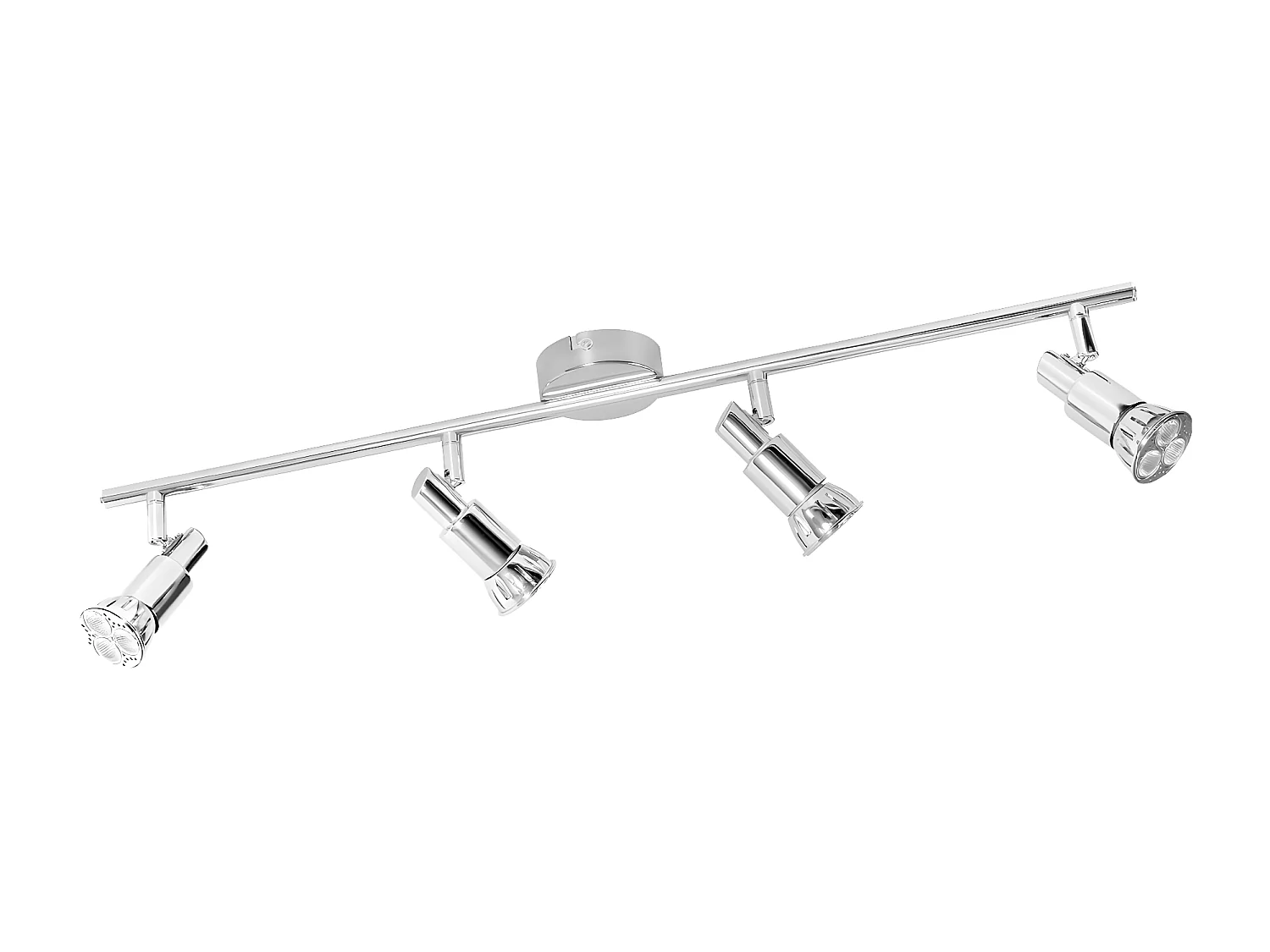 Plafonnier Tina, Argent, 80x8x15 cm, EPIKASA