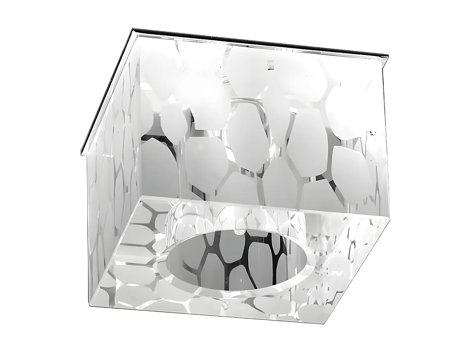 Candeeiro Cristaldream, Prata, 16x30x9 cm, EPIKASA