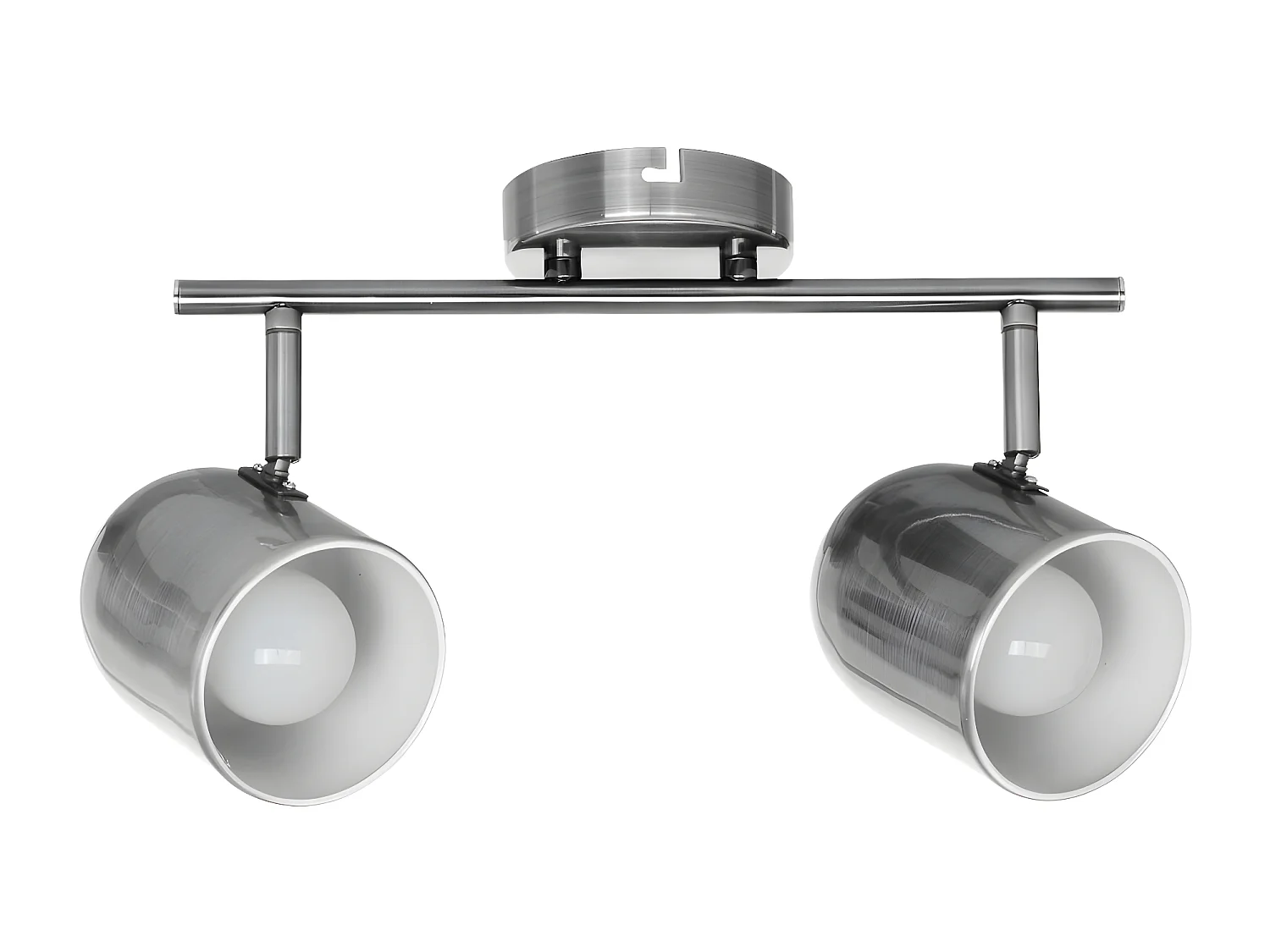 Candeeiro de Teto Olivia, Prata, 37,5x9,5x20 cm, EPIKASA