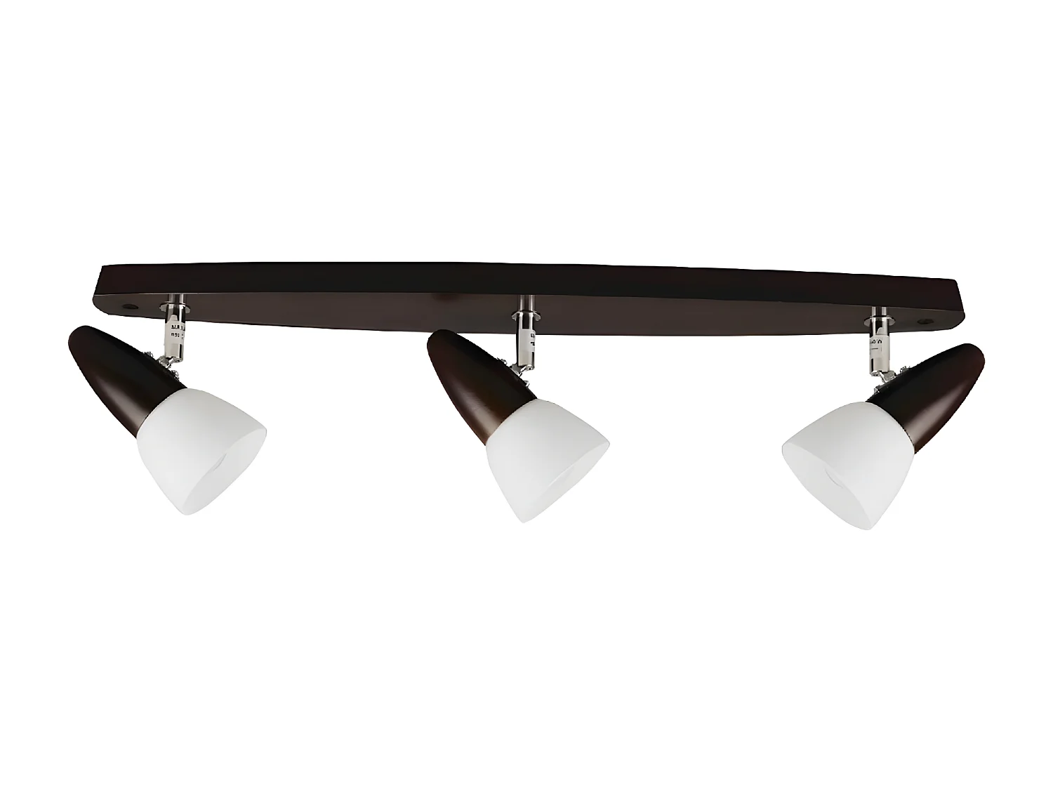 Plafonnier Julia, Marron, 57x8x16 cm, EPIKASA