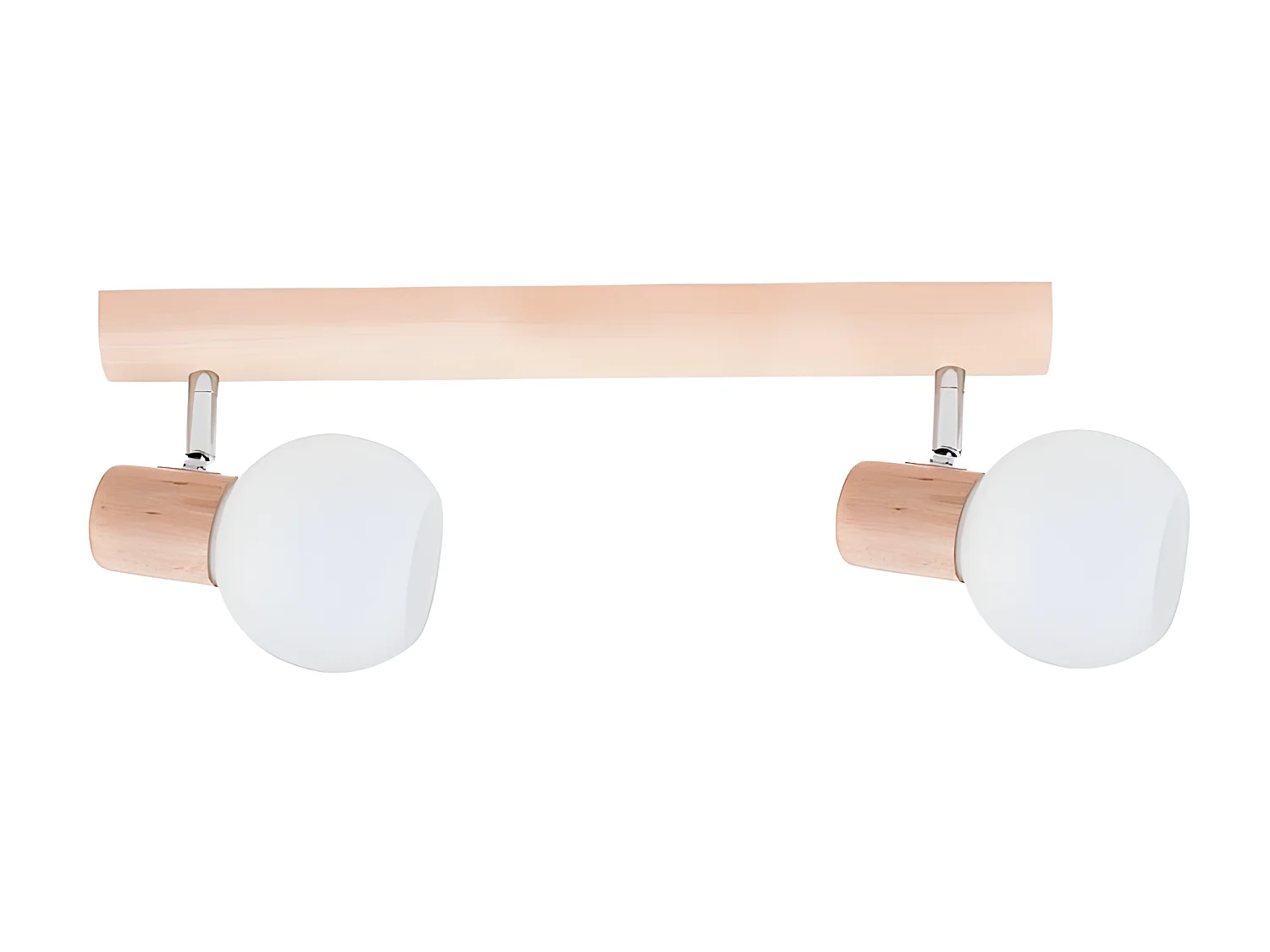 Plafonnier Karin, Marron, 37x9,5x14,5 cm, EPIKASA