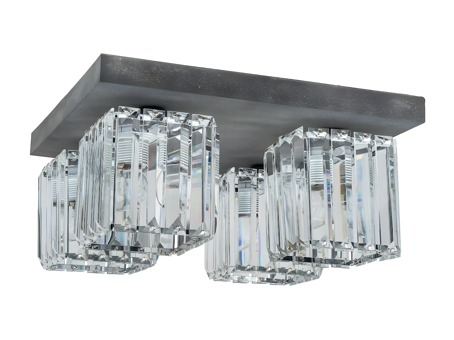 Candeeiro de Teto Gallant, Cinzento, 34x34x17 cm, EPIKASA