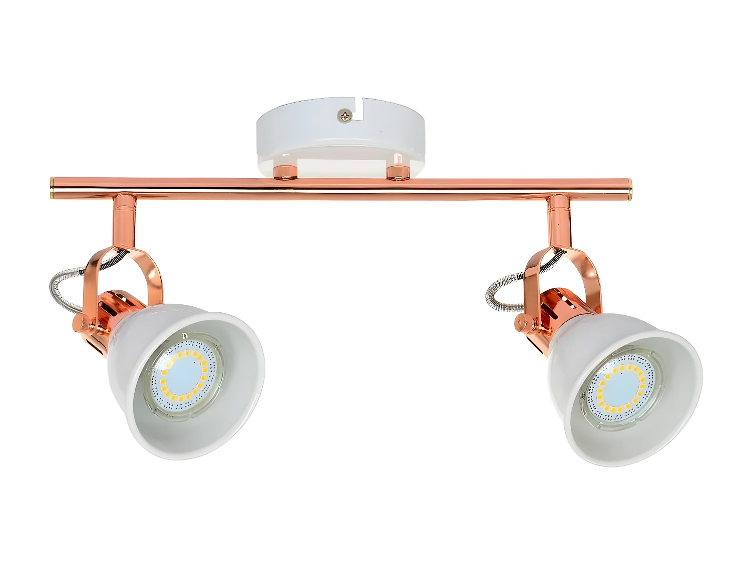 Plafonnier Anita, Cuivre, 39,5x9x19 cm, EPIKASA