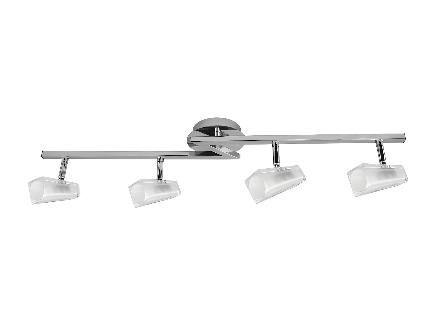 Plafondlamp Ariel - Zilver - 74,5x16,5x14 cm - EPIKASA