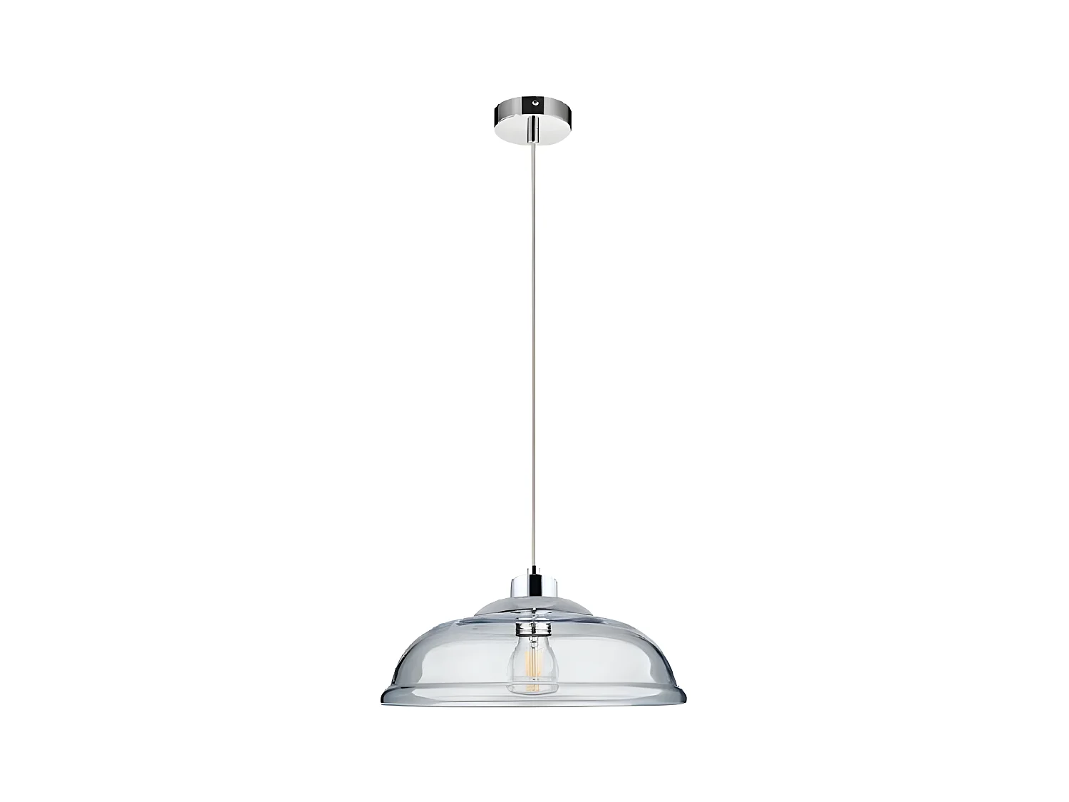 Candeeiro Suspenso Litox, Prata, 11x8x14,5 cm, EPIKASA