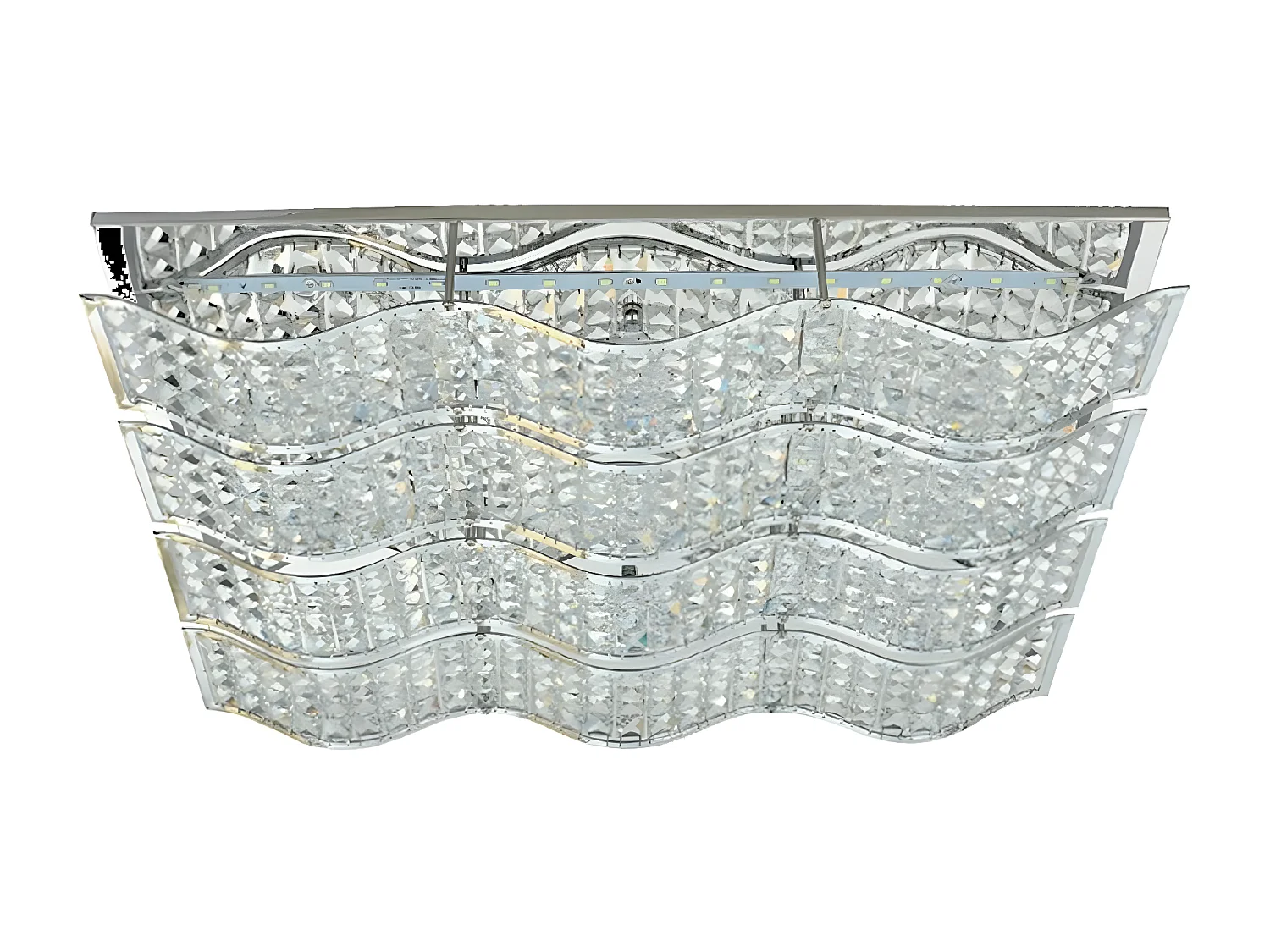 Plafondlamp Spindle - Zilver - 61x45x10 cm - EPIKASA