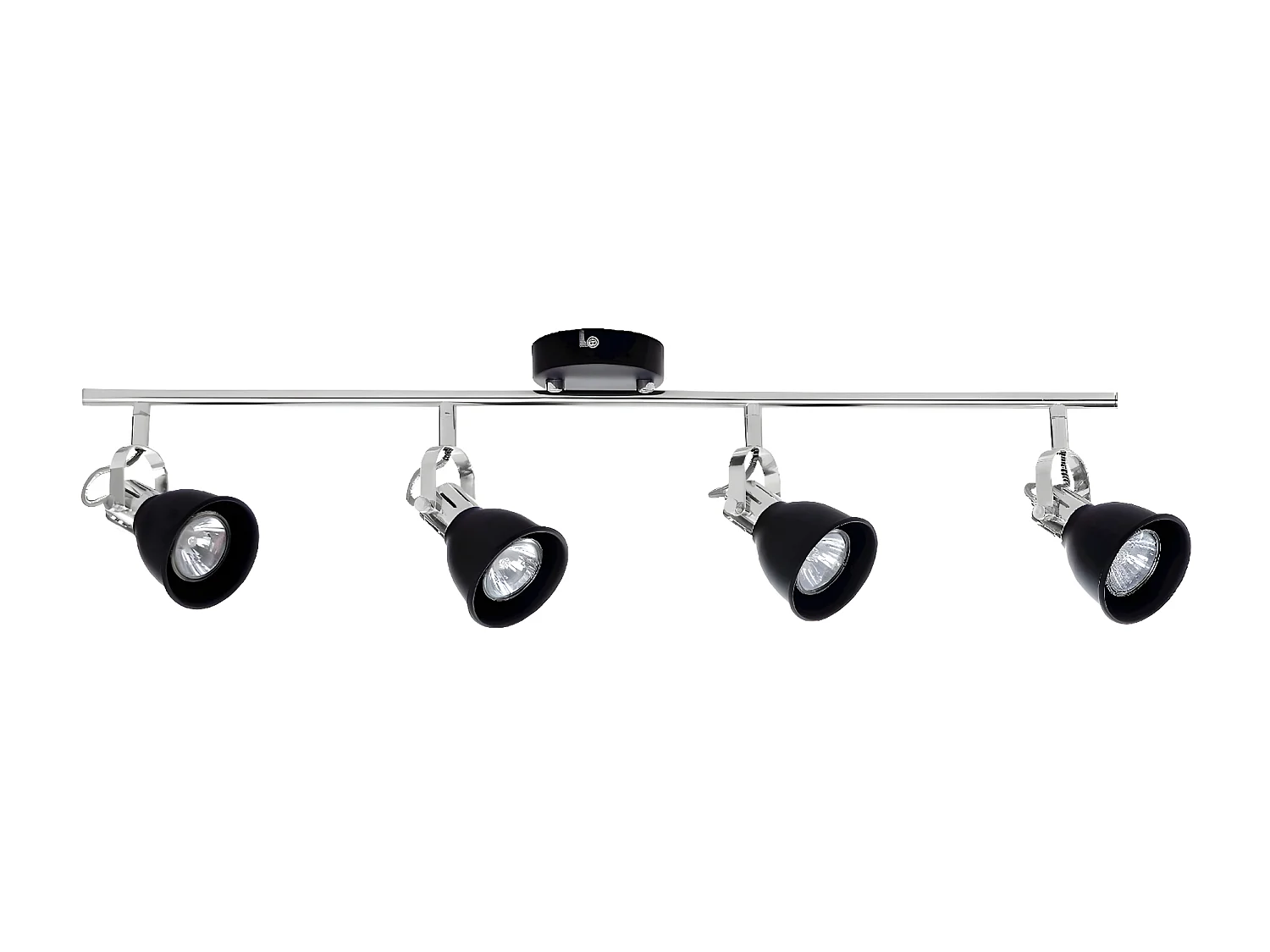 Plafondlamp Anita - Zwart - 78x9x19 cm - EPIKASA