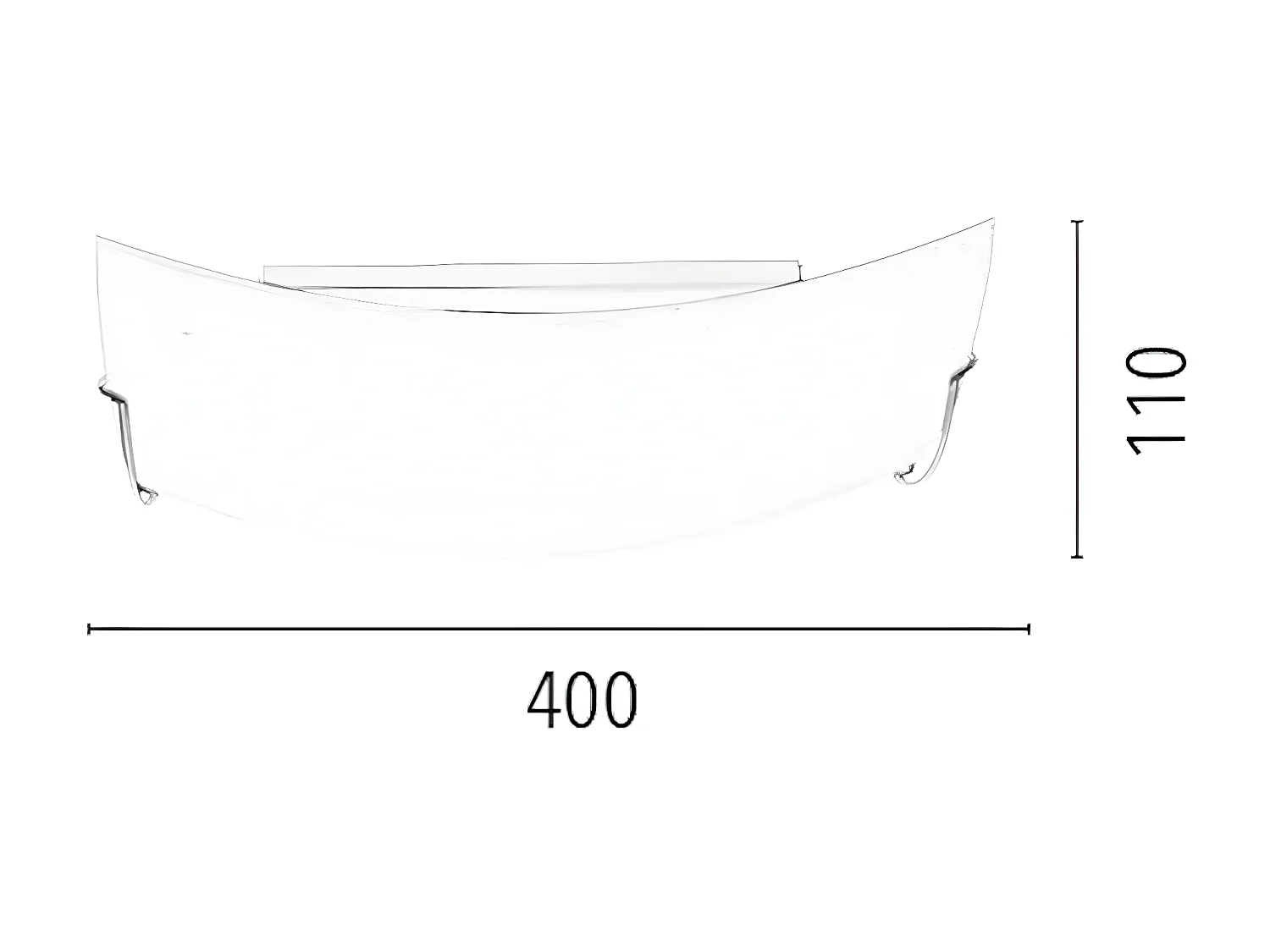 Plafonnier California, Blanc, 40x11x40 cm, EPIKASA