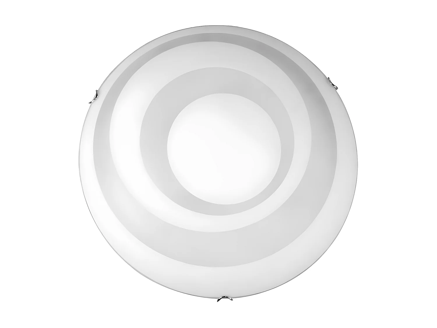 Plafonnier Circle, Blanc, 50x50x11 cm, EPIKASA