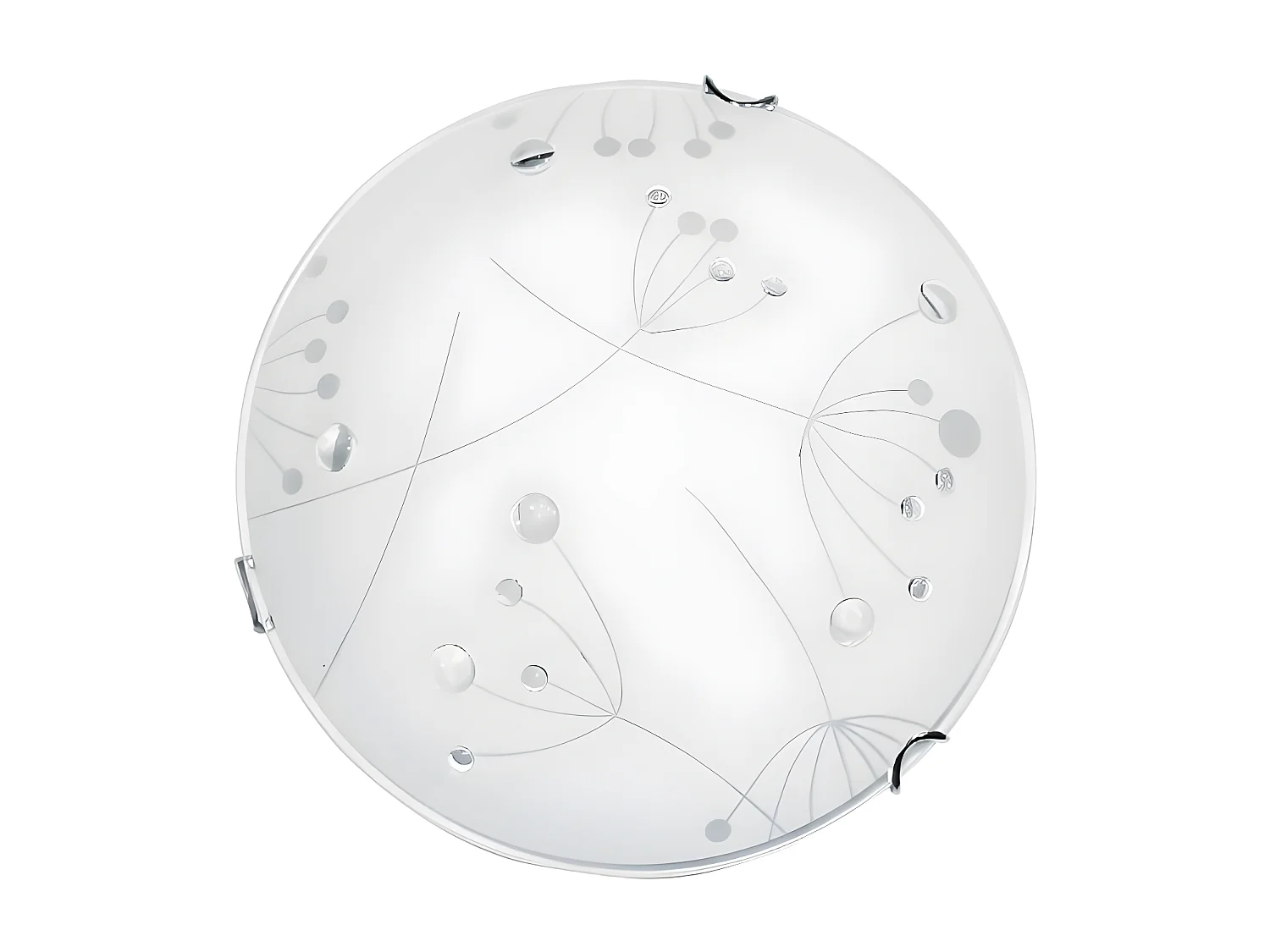 Plafonnier Maryland, Blanc, 50x50x11 cm, EPIKASA