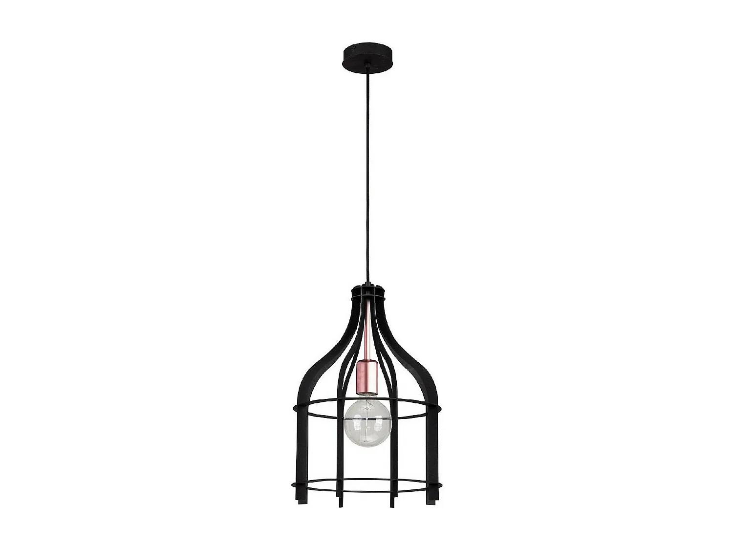 Hanglamp Riana - Zwart - 29x29x115 cm - EPIKASA