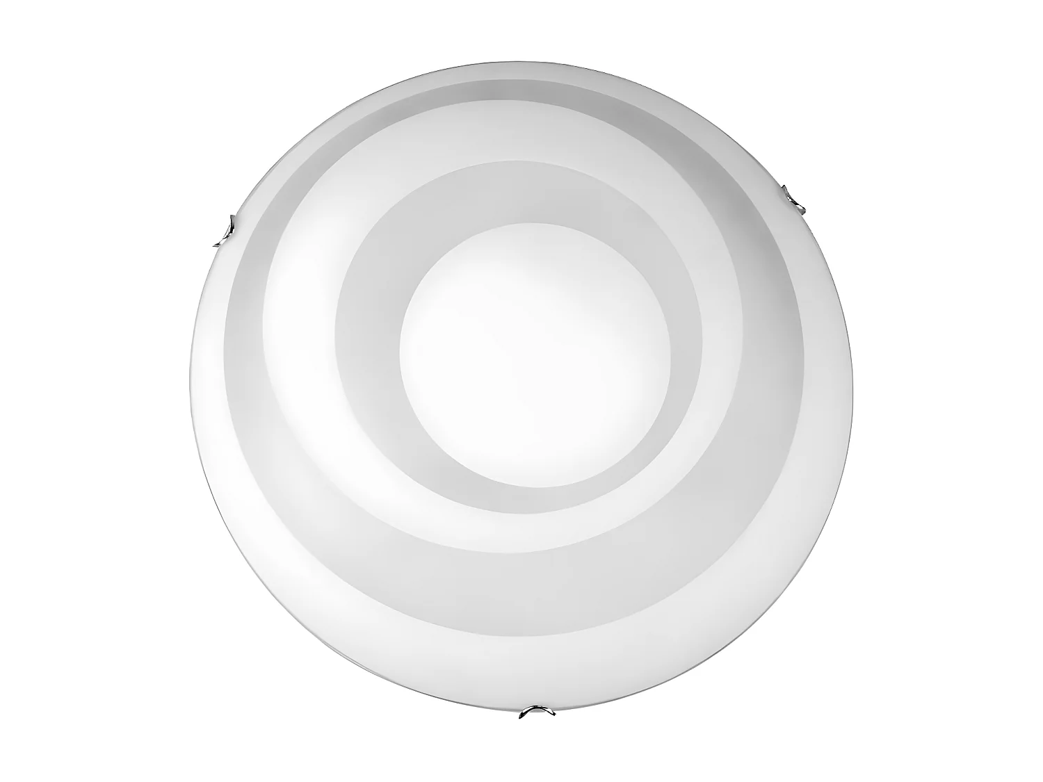 Candeeiro de Teto Círculo, Branco, 30x30x9 cm, EPIKASA