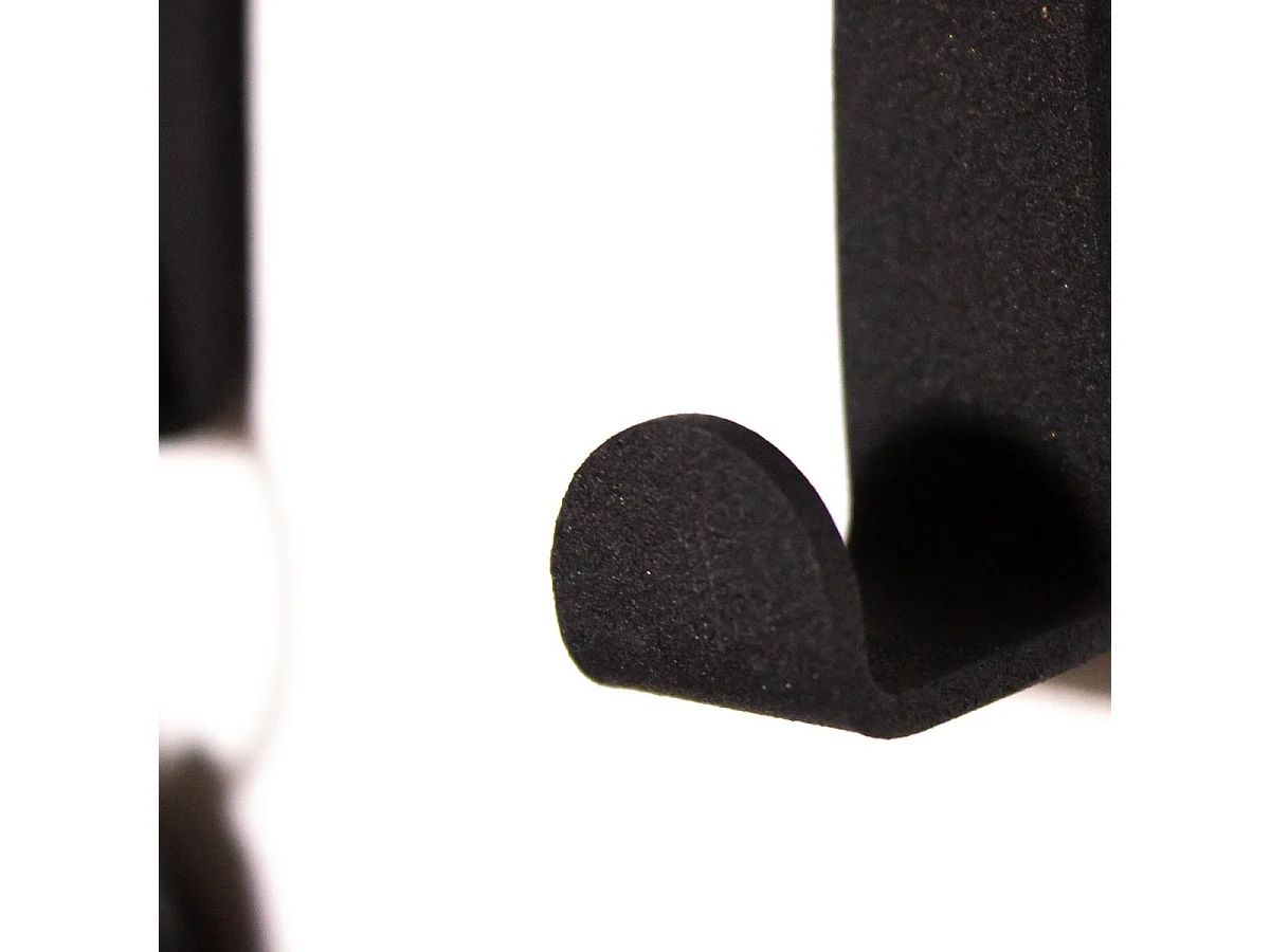 Appendiabiti da Parete Bosco, Nero, 42x2x28 cm, EPIKASA