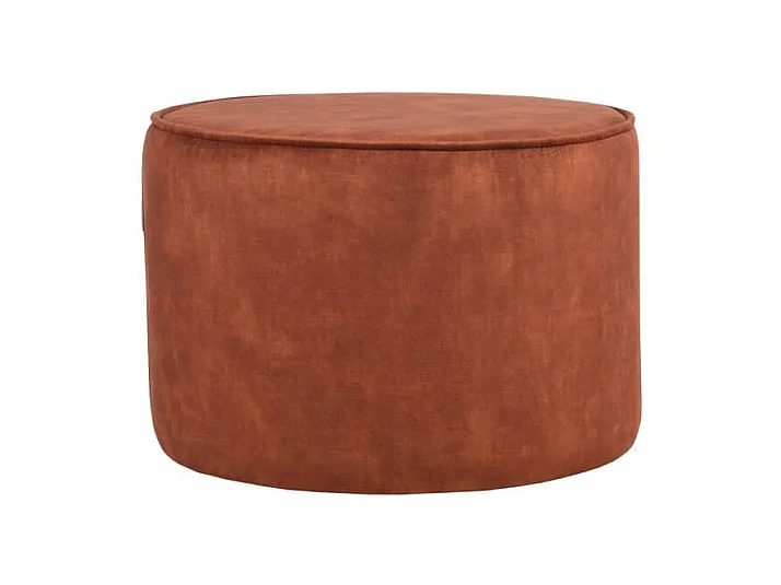 Puf Tibo velvetón color óxido 55x55x40 cm