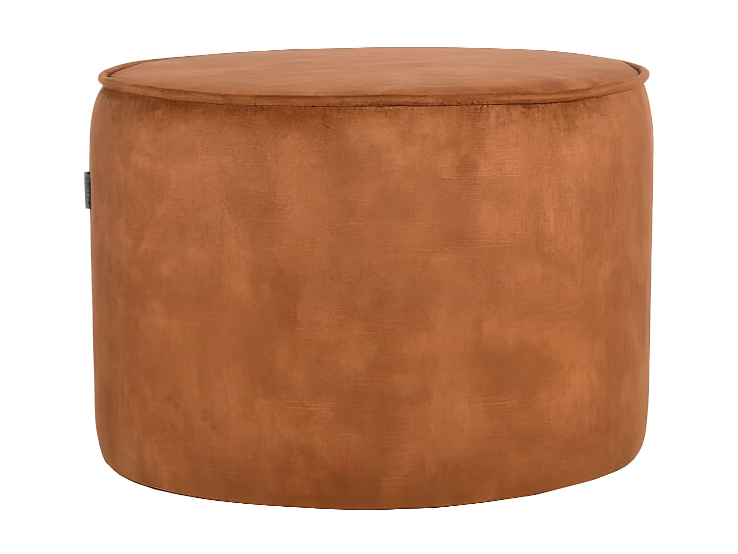 Pouf Tibo 55x55x40 cm Ocre Velours