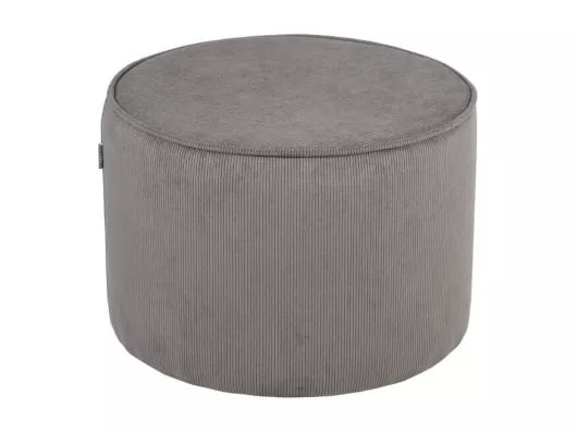 Kauf Unique LABEL51 Pouf Tibo 55x55x40 cm Dunkelgrau Ribcord