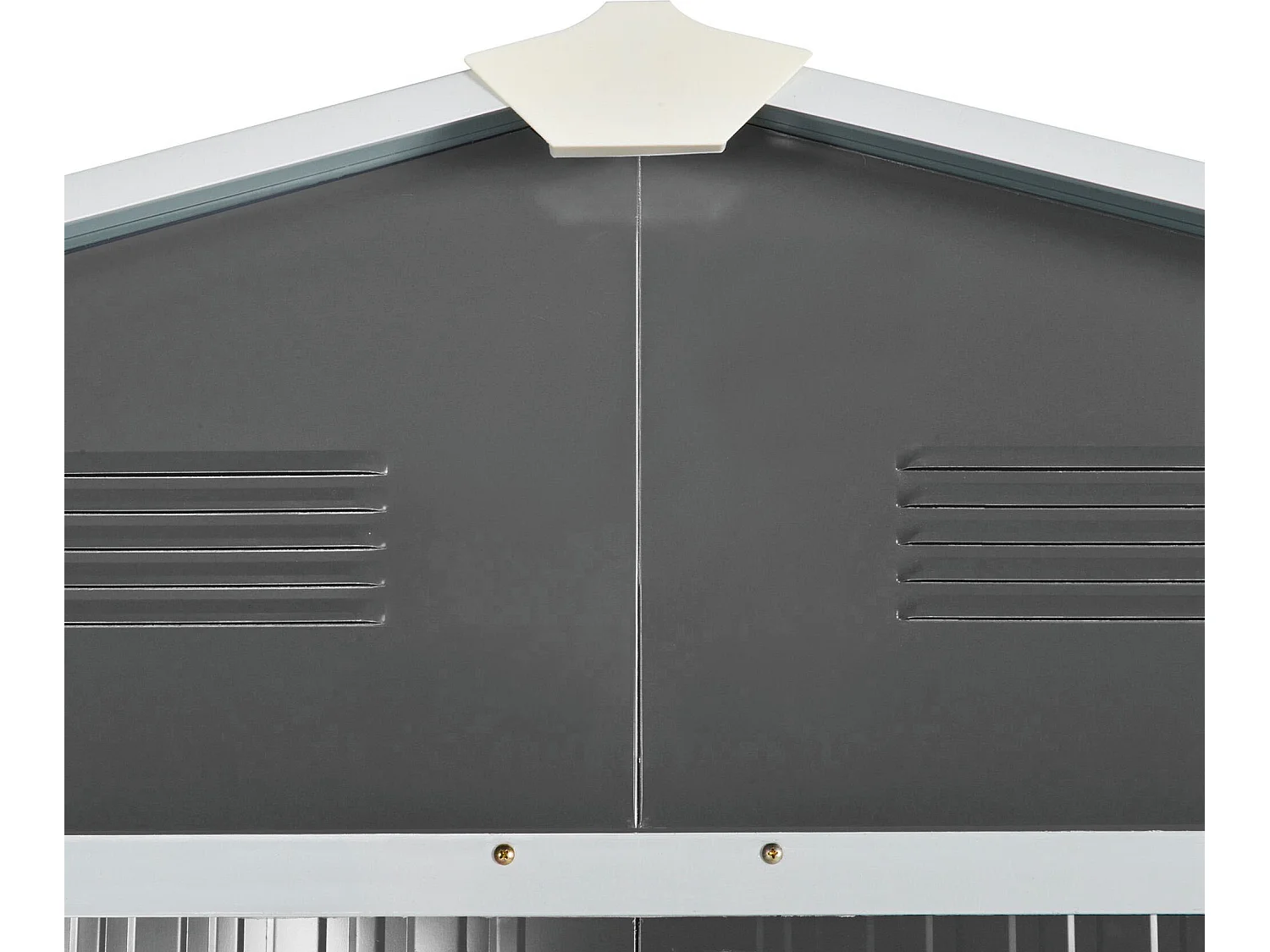 Caseta de jardín gris 236x174x190 cm Outsunny