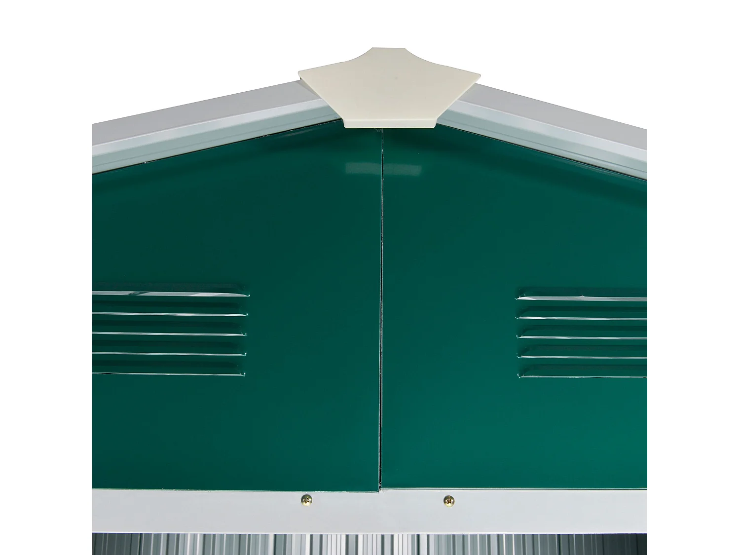 Caseta de jardín verde 236x174x190 cm Outsunny