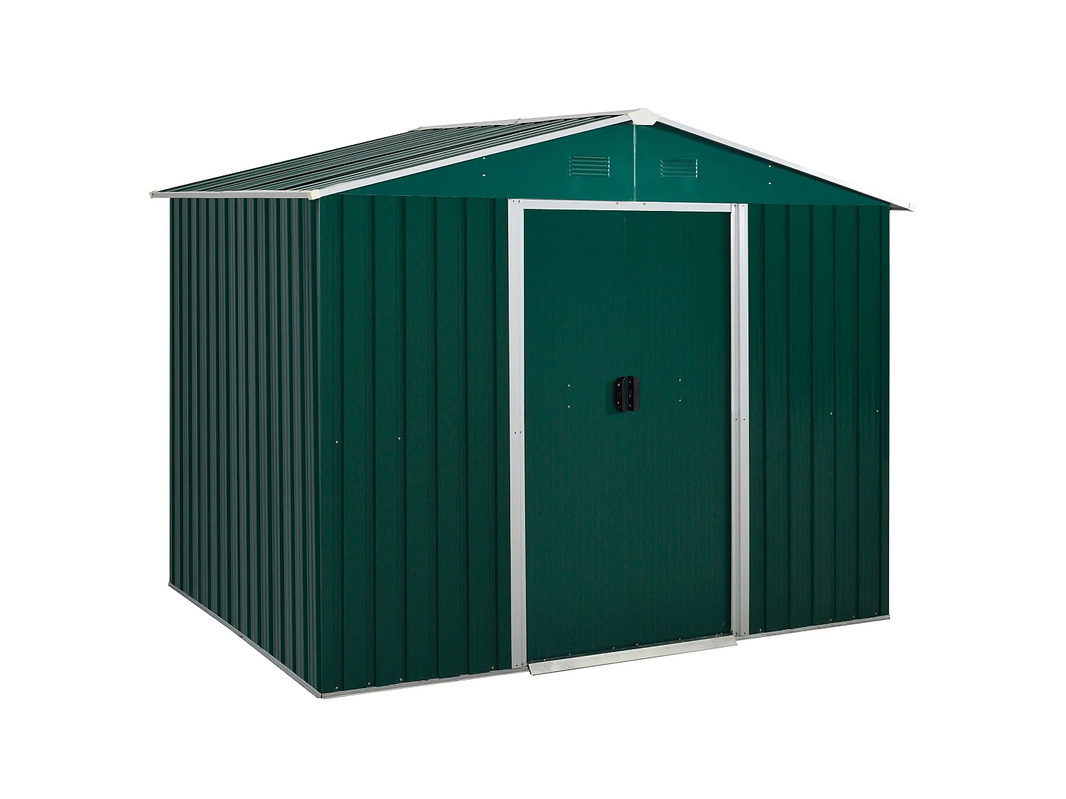 Caseta de jardín verde 236x174x190 cm Outsunny