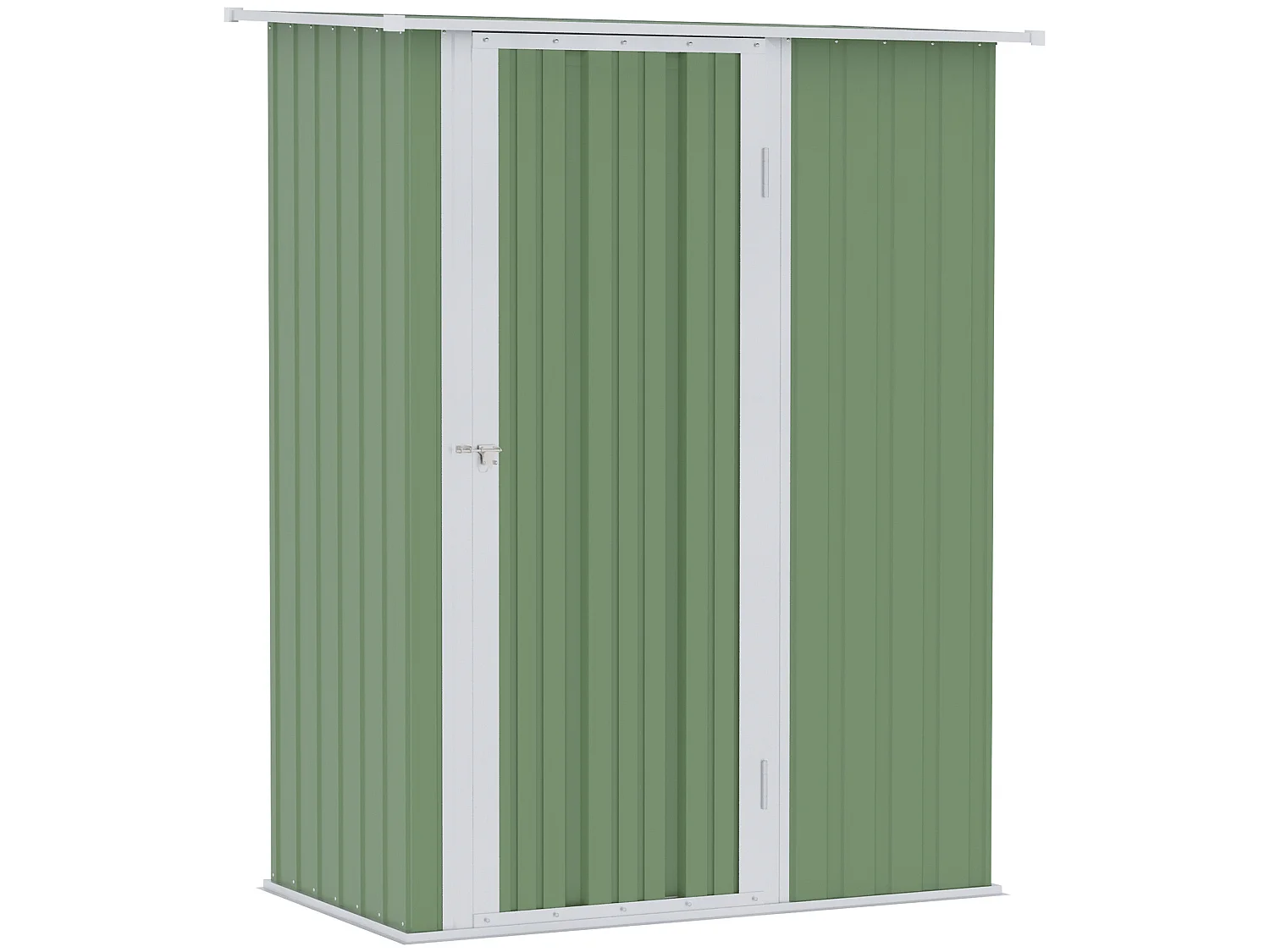 Caseta de jardín verde 142x84x189 cm Outsunny