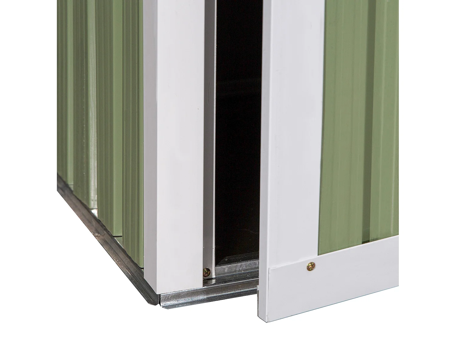 Caseta de jardín verde 142x84x189 cm Outsunny