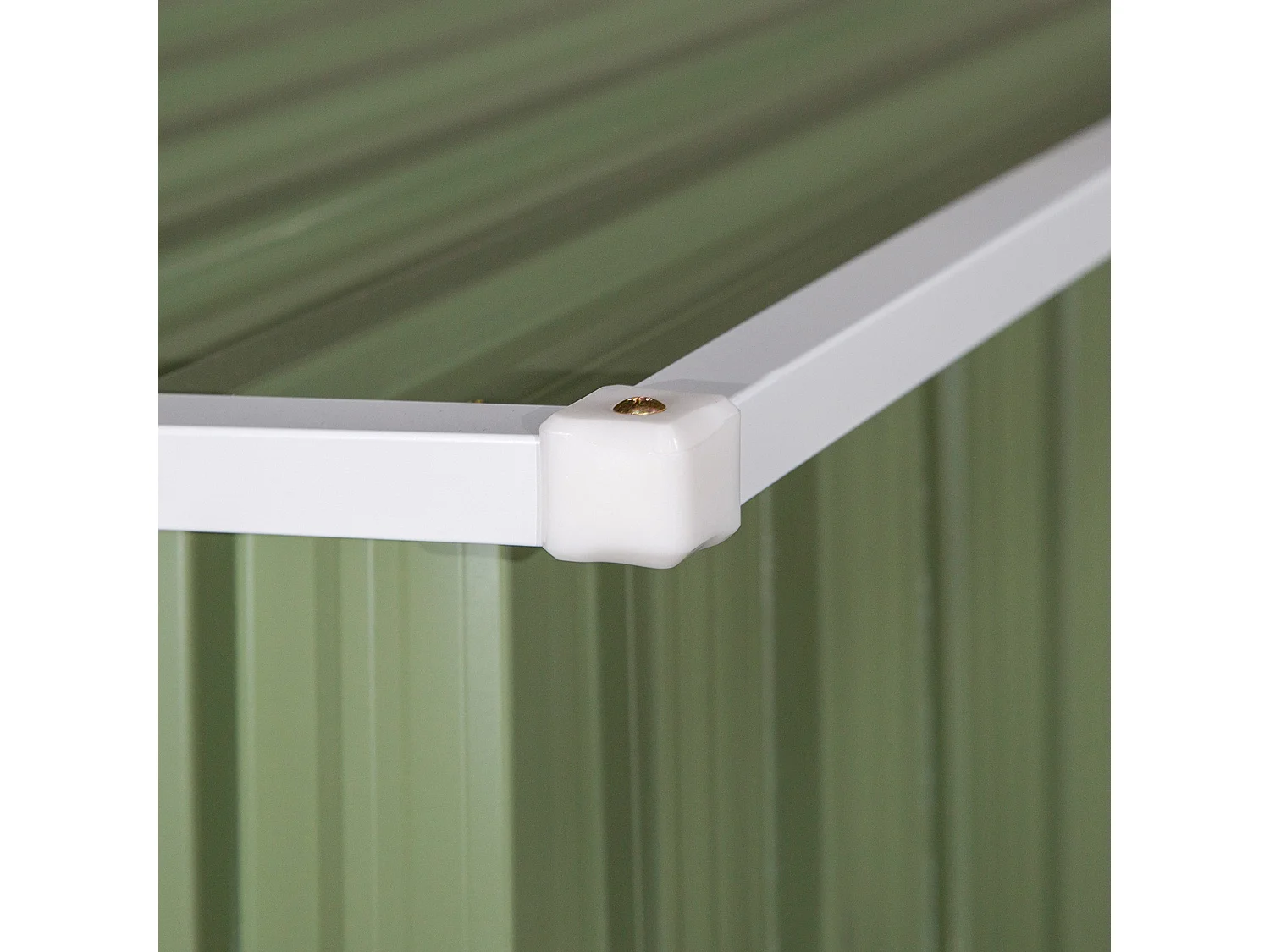 Caseta de jardín verde 142x84x189 cm Outsunny