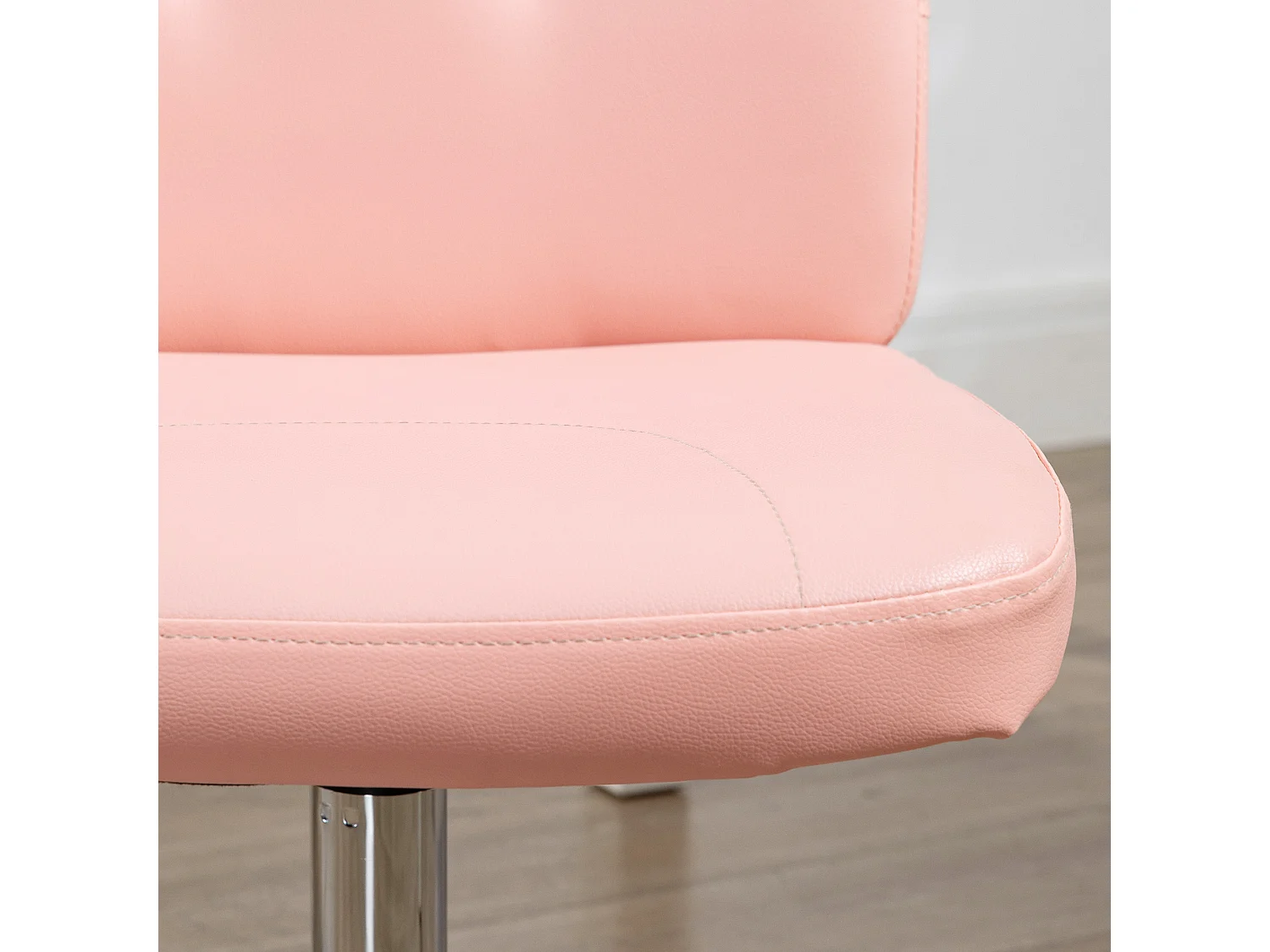 Silla de oficina rosa 45x59x100 cm Vinsetto