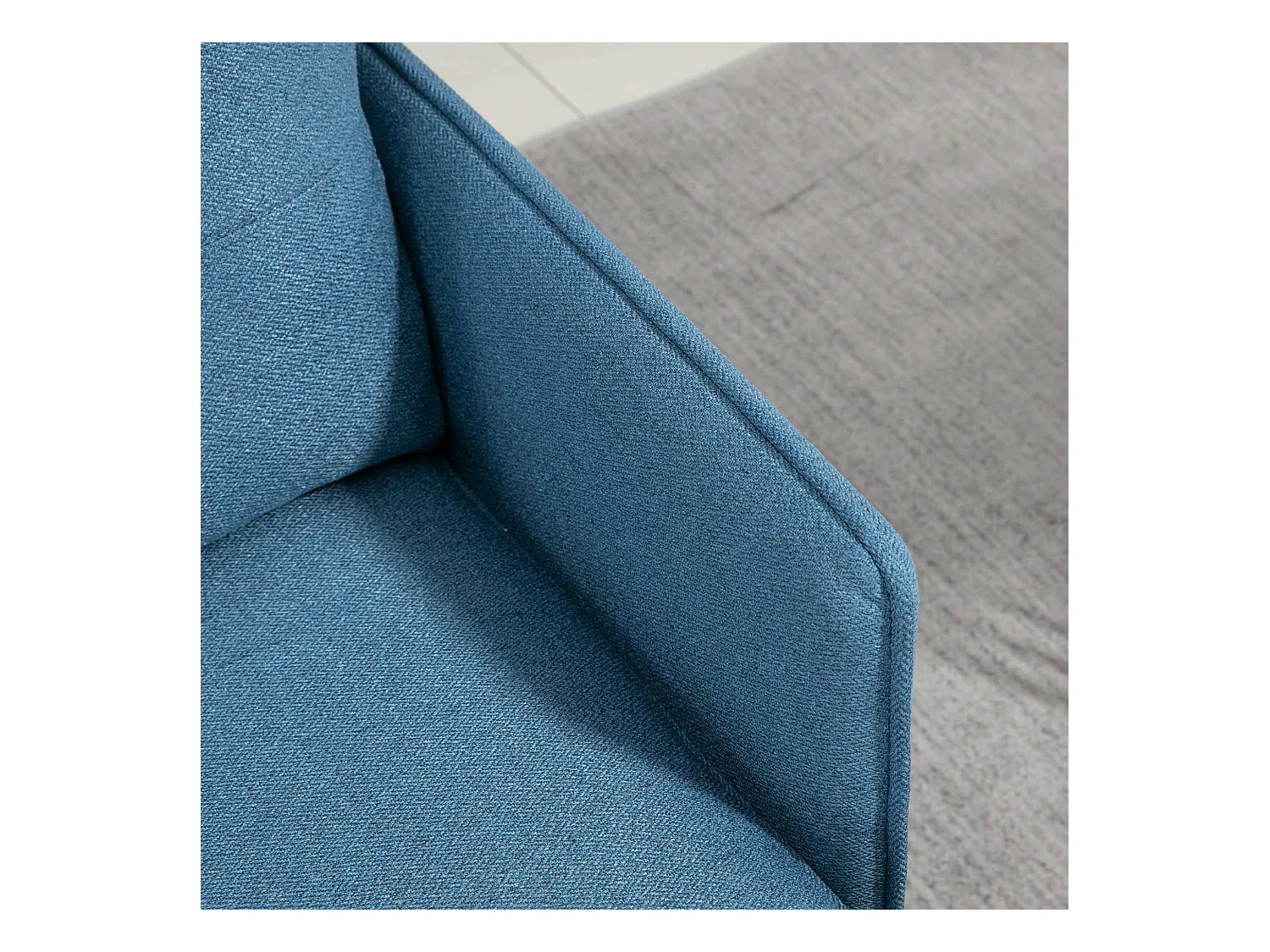 Butaca de salón azul 76x68x80 cm HOMCOM