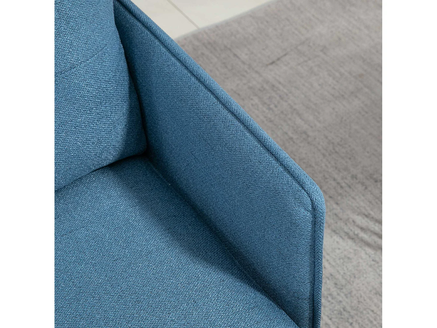 Butaca de salón azul 76x68x80 cm HOMCOM