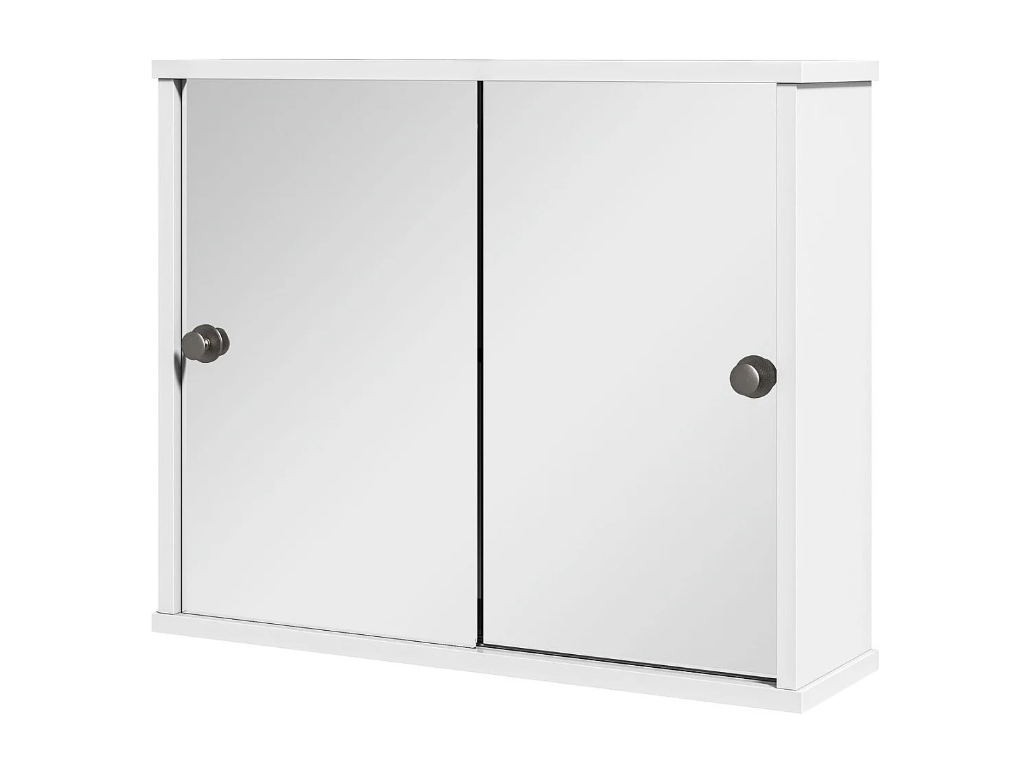 Armario con espejo blanco 55x15x45 cm kleankin