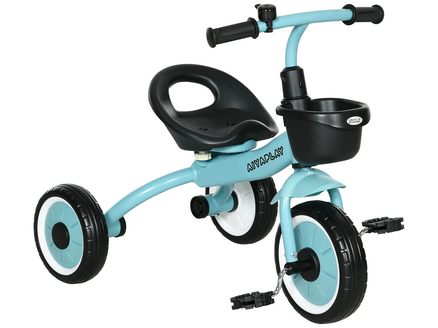 Triciclo para niños azul 70.5x50x58 cm AIYAPLAY