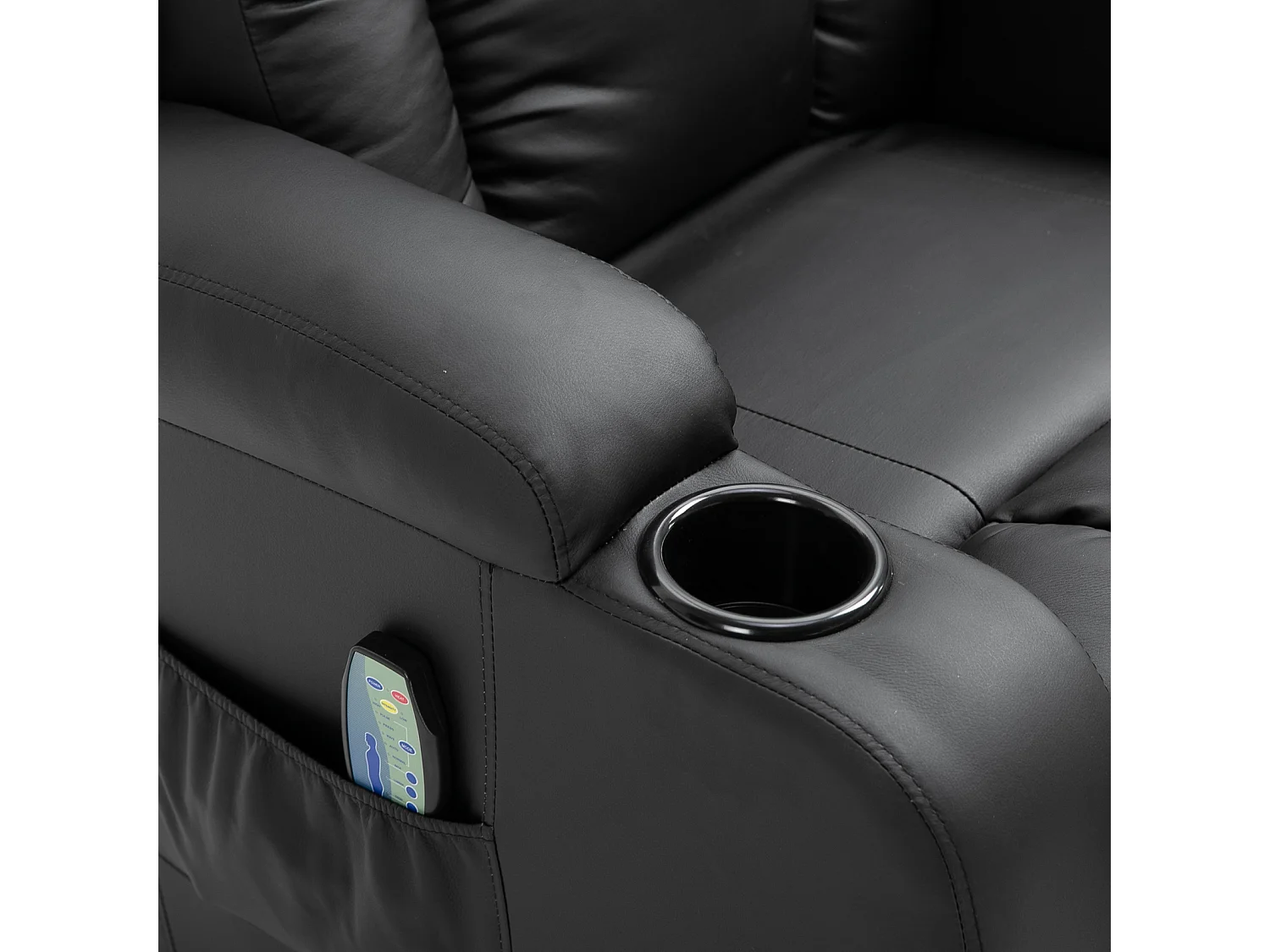 Sillón de masaje negro 85x94x104 cm HOMCOM