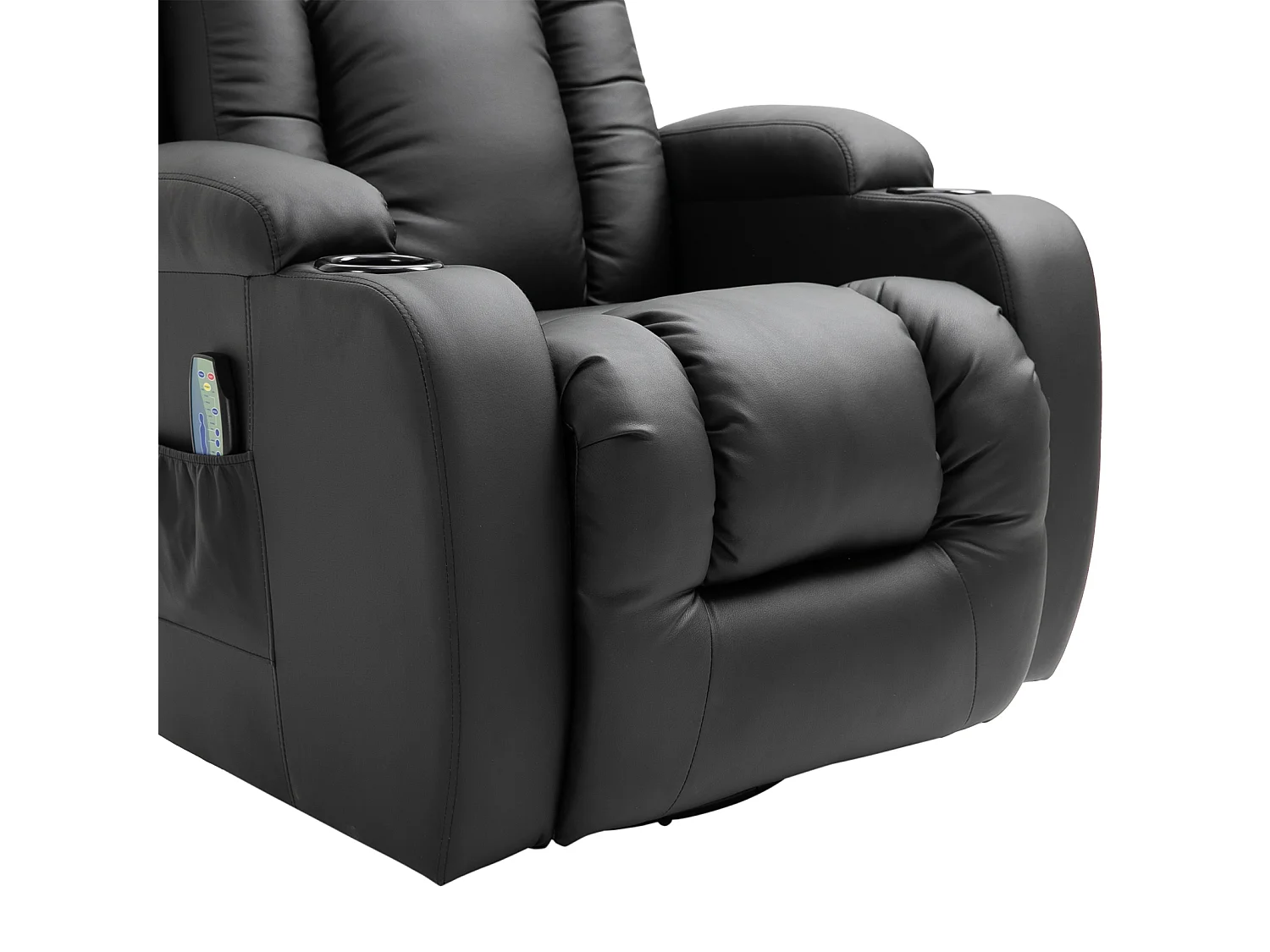 Sillón de masaje negro 85x94x104 cm HOMCOM