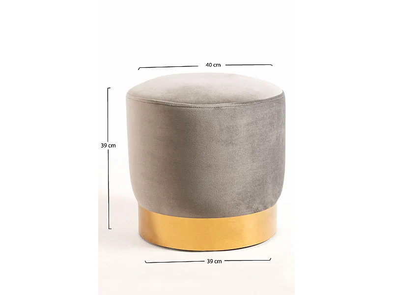 Taburete Tassel - Gris claro