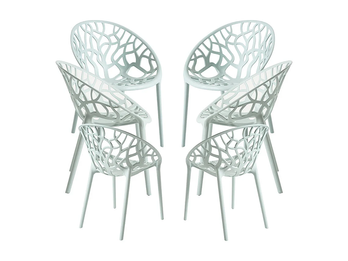 Packs Sillas Jardín - Pack 6 Sillas Nido - Celadón
