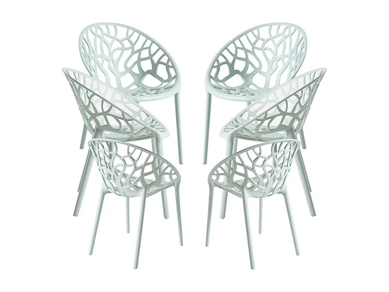 Packs Sillas Jardín - Pack 6 Sillas Nido - Celadón
