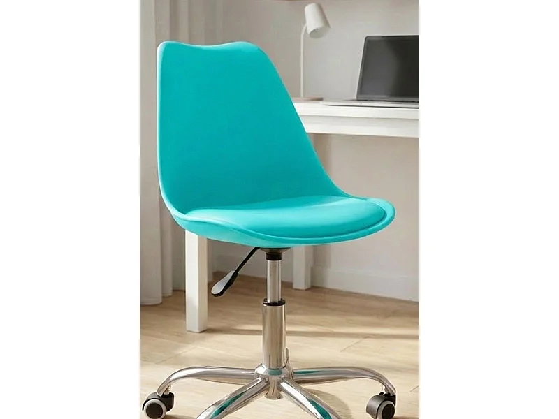 Silla de Oficina Neo en Aguamarina - Máxima Ergonomía - Ideal para Escritorio y Gaming
