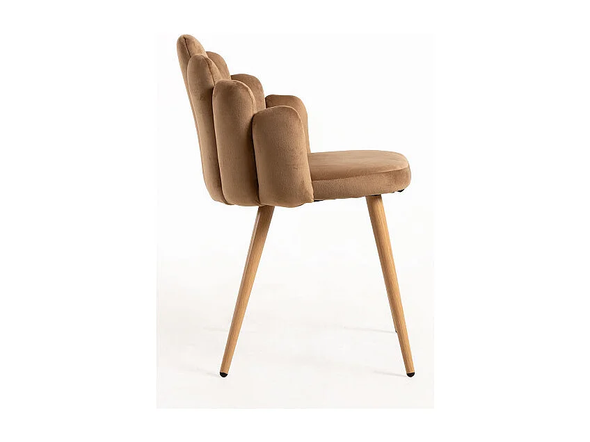 Packs Sillas Comedor - Pack 6 Sillas Hand Terciopelo - Marrón