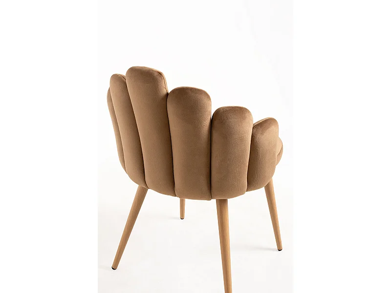 Packs Sillas Comedor - Pack 6 Sillas Hand Terciopelo - Marrón