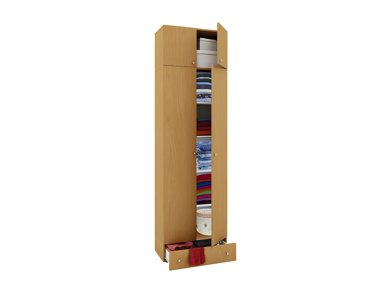 Wardrobe Vandol Book W. 70 x H. 238 x D. 40 cm