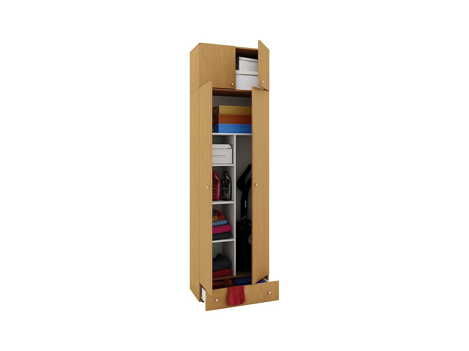 Multi-purpose cabinets Vandol Book W. 70 x H. 237 x D. 40 cm