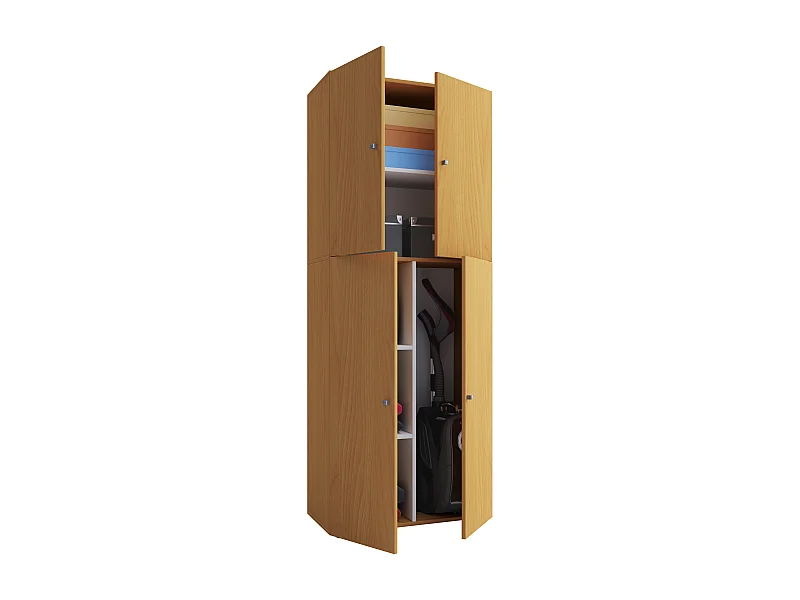 Multi-purpose cabinets Lona Book W. 70 x H. 184 x D. 40 cm