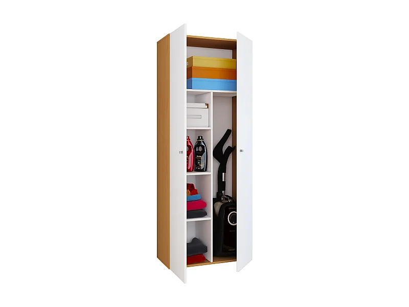 Holz Besenschrank Staubsauger Putzschrank Vandol K