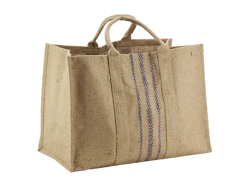 Sac à bûches en jute